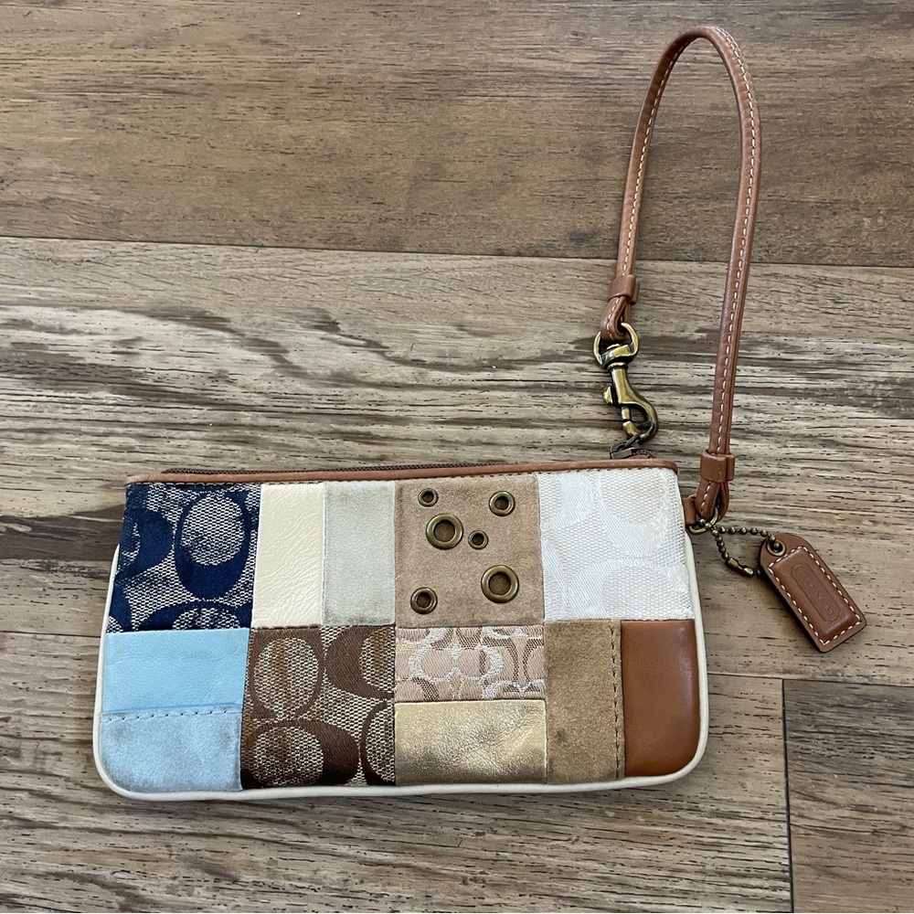 Coach Patchwork Wristlet - image 1